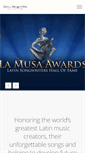 Mobile Screenshot of latinsonghall.com